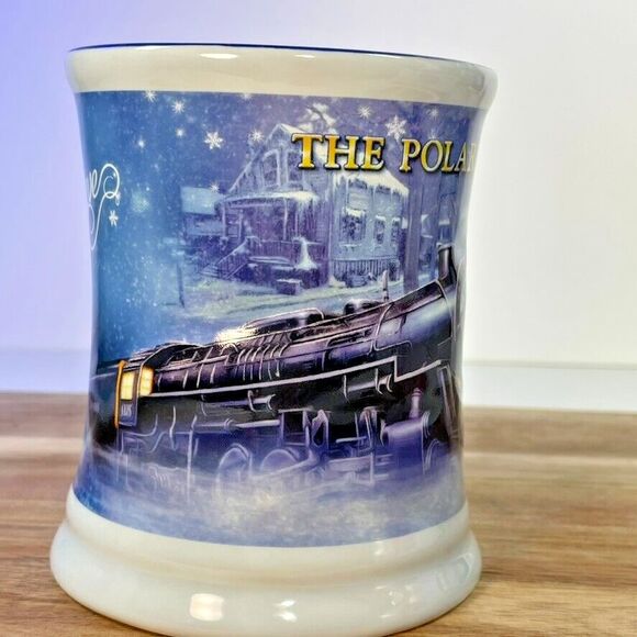 Polar Express BELIEVE Raised Textured 3D Christmas Holiday Mug MULTIPLES - Picture 2 of 10